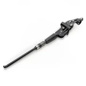 CABALLETE LATERAL TRASERO - MONTAJE ABRAZADERA (20''-28''), ALUMINIO, NEGRO