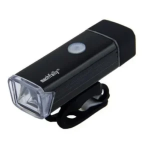 LUZ DELANTERA USB «MINI», ALUMINIO, NEGRO