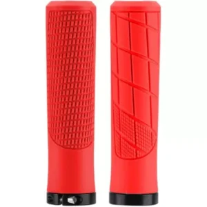 PUÑOS GOMA SUAVE CON ABRAZADERA, 135MM, ROJO