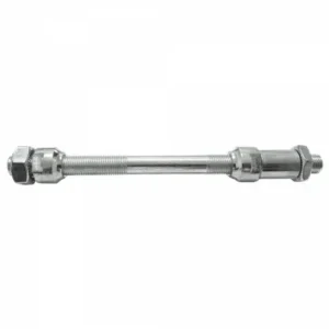 EJE CENTRAL DE RUEDA QR PARA BUJE TRASERO - 3/8'' X 145 MM - NEGRO