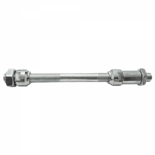 EJE CENTRAL DE RUEDA QR PARA BUJE TRASERO - 3/8'' X 145 MM - NEGRO