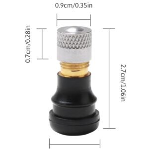 VALVULA TUBELESS PATINETE -  27MM ALTURA - UNIDAD