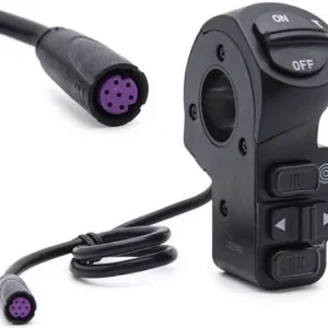 BOTONERA SMARTGYRO DUAL WATERPROOF CLAXON INTERMITENTE 7 PINES