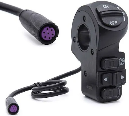 BOTONERA SMARTGYRO DUAL WATERPROOF CLAXON INTERMITENTE 7 PINES