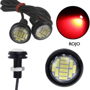 LUZ LED OJO DE ÁGUILA - ROJO - 3 PINES - UNIDAD