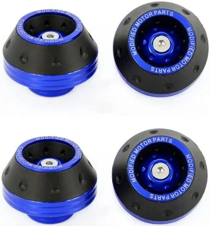 PROTECTOR ANTICHOQUE PATINETE ELÉCTRICO - ROJO/AZUL/DORADO - PAR